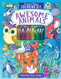 Creative Pages Coloring Book Awesome Animals