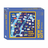New York City Map Puzzle: 500-Piece Jigsaw Puzzle