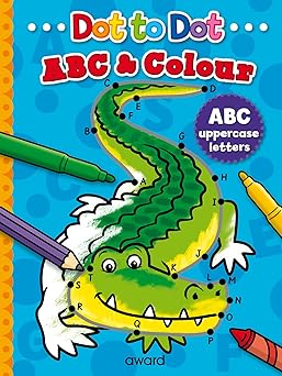Dot to Dot ABC and Colour - Uppercase Letters