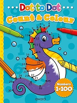 Dot to Dot Count and Colour 1 To 100