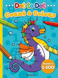 Dot to Dot Count and Colour 1 To 100