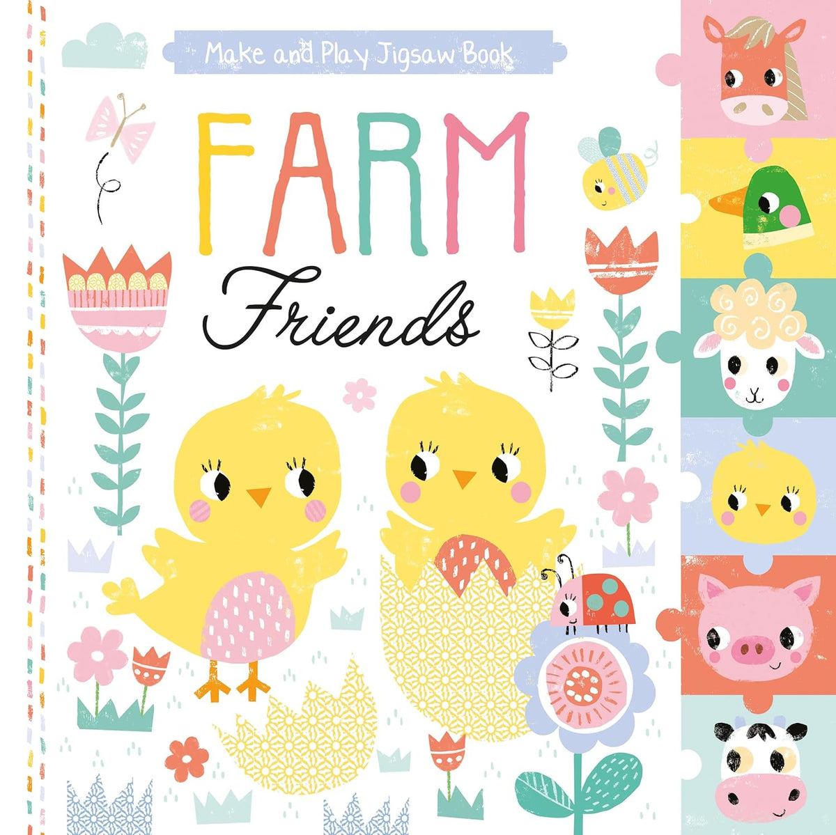 Farm Friends - Children's Make and Play Jigsaw Book