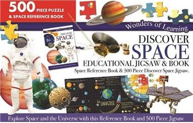 HL - Wonders of Learning: Discover Space, Educational Jigsaw and Book Set - (Puzzle)