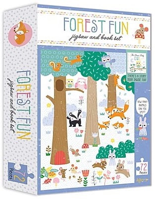 Jigsaw and Book Set - Forest Fun