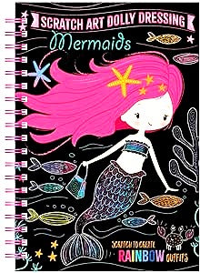 Scratch Art Dolly Dressing  Mermaids