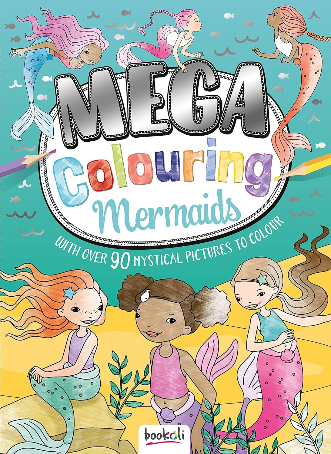 Mega Colouring Mermaids