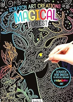 Magical Forest  Scratch Art Creations