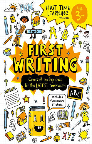 First Time Learning Age 3+ Years: First Writing