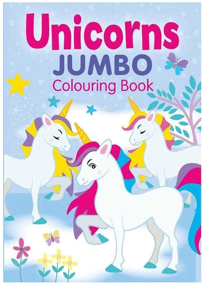Unicorns Jumbo Colouring Book