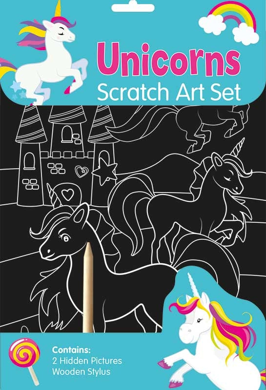 Unicorn Scratch Art Set v