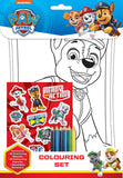 Paw Patrol Childrens Boys Girls Colouring Set