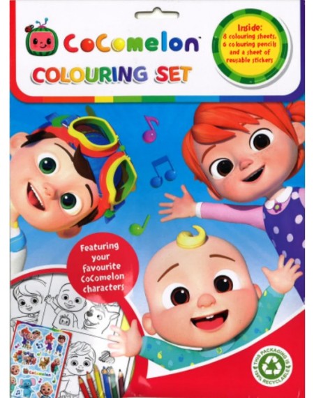 COCOMELON COLOURING SET