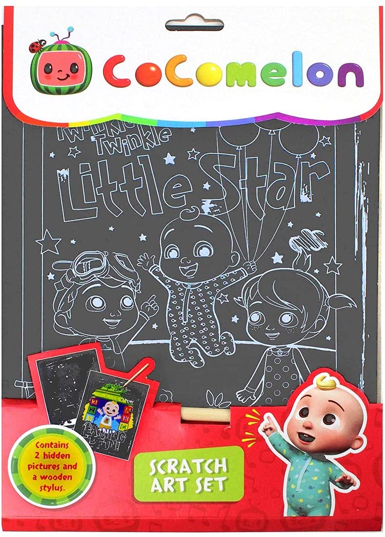 Alligator Products Cocomelon Scratch Art Set