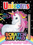 UNICORNS SCRATCH ART PAD