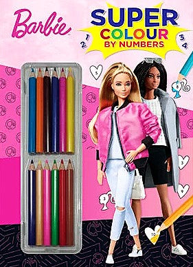 Barbie Super Colour By Numbers