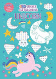 GEM STICKER &amp; COLOURING UNICORN