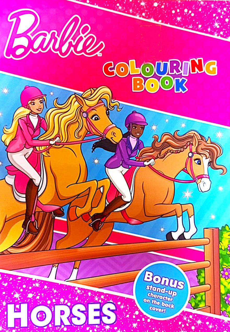 Barbie Horses Colouring Book