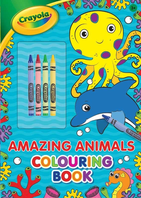 Crayola Amazing Animals Colouring Book