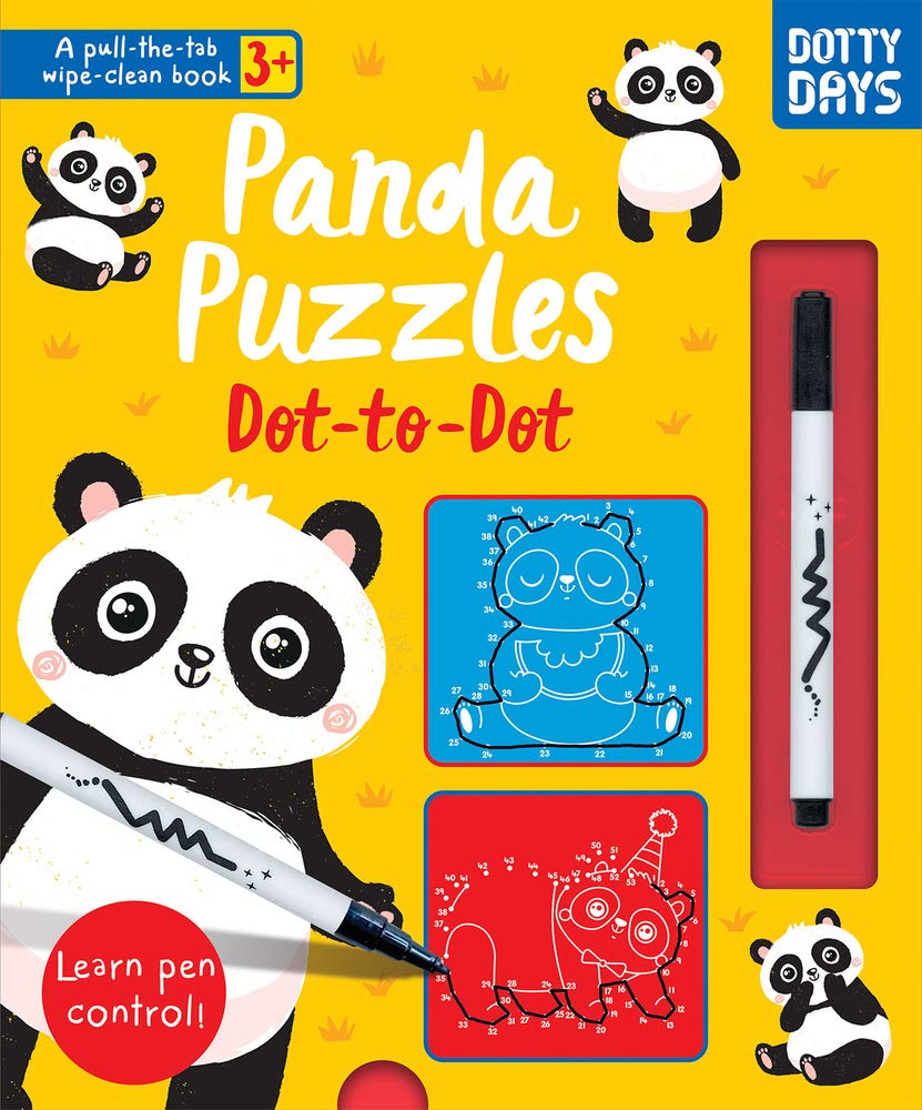 Panda Puzzles Dot-to-Dot