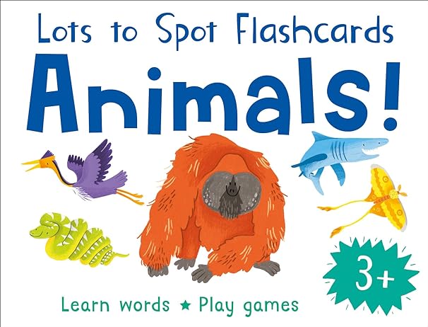 Lots to Spot Flashcards: Wild Animals!