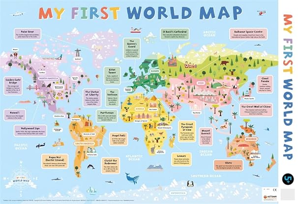 My First World Map  CHART