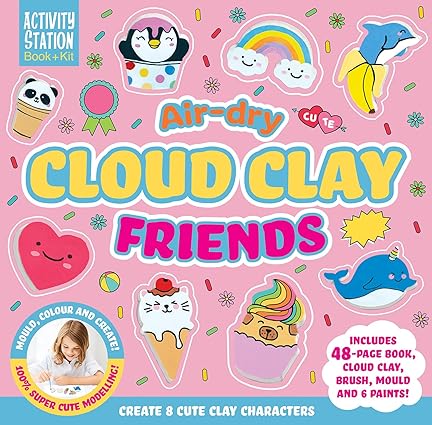 Air-Dry Cloud Clay Friends (Activity Station Gift Boxes)
