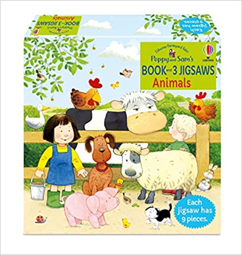 Poppy and Sam's Book and 3 Jigsaws: Animals: Poppy and Sam Animals (Farmyard Tales Poppy and Sam)