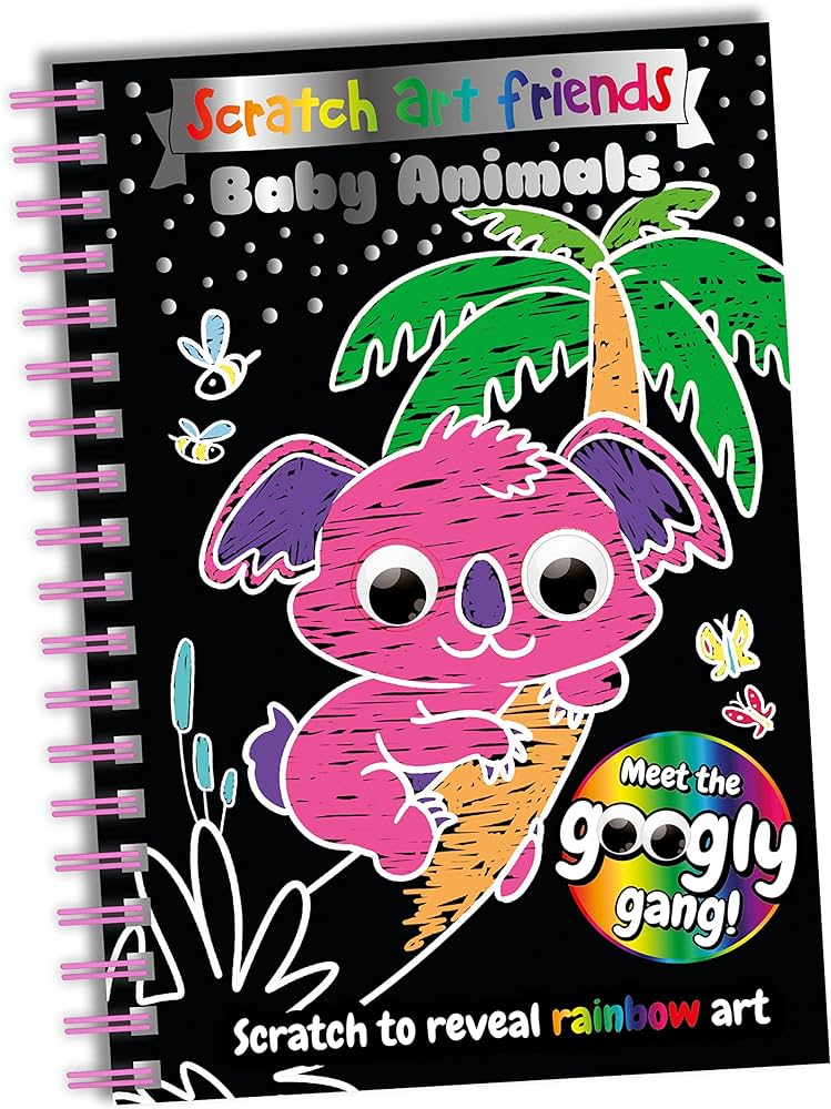 Scratch Art Friends  Baby Animals