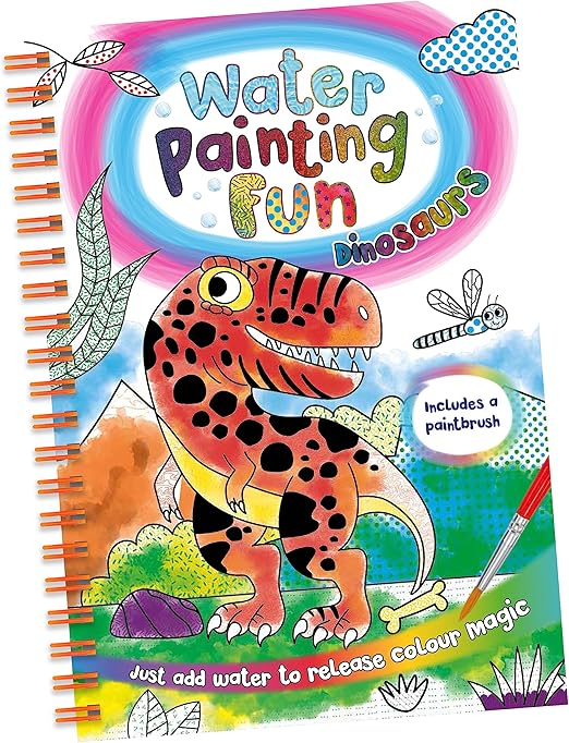 Water Painting Fun Dinosaurs