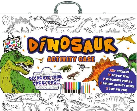 Colour and Carry Activity Kit Dinosaur Activity Case