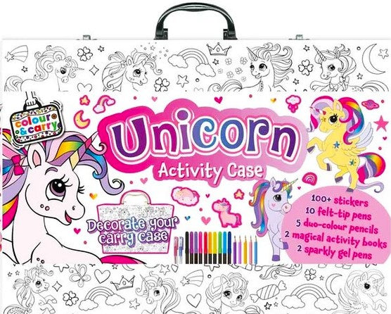 Colour and Carry Activity Kit  Unicorn Activity Case