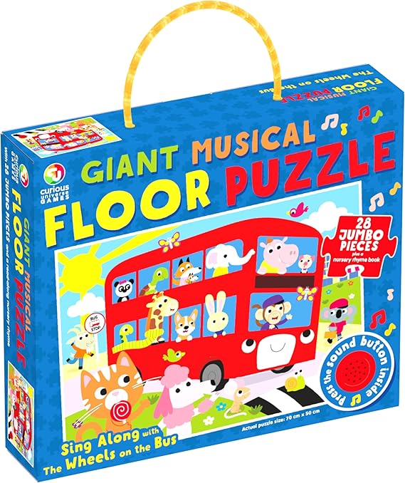Giant Musical Floor Puzzle Sing Along with Wheels