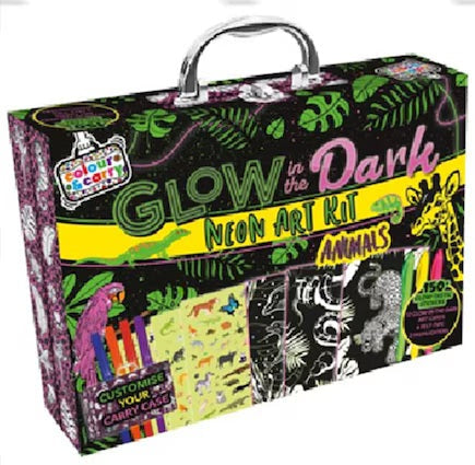 Colour and Carry Activity Kit 7 Glow in the Dark Neon