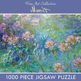 Fine Art collection MONET  AGAPANTHUS 1000 PIECE JIGSAW PUZZLE