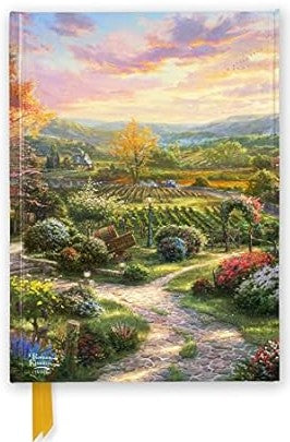 Thomas Kinkade Studios Wine Country Living Foiled Journal Flame Tree Notebooks