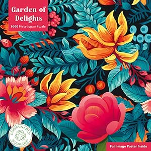 Adult Sustainable Jigsaw Puzzle Garden of Delights 1000 pieces