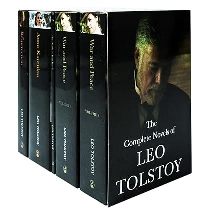 The Complete Novels of Leo Tolstoy Classic Stories 5 Books Collection Box Set (Resurrection, Anna Karenina, The Death of Ivan Ilyich, War and Peace Volume 1 and War and Peace Volume 2)