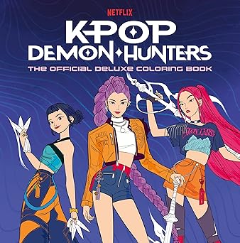 KPop Demon Hunters: The Official Deluxe Colouring Book