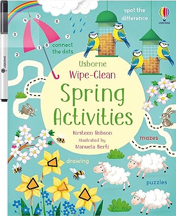 Wipe-Clean Spring Activities