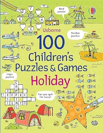 100 Children's Puzzles and Games: Holiday