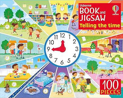 Usborne Book and Jigsaw Telling the Time