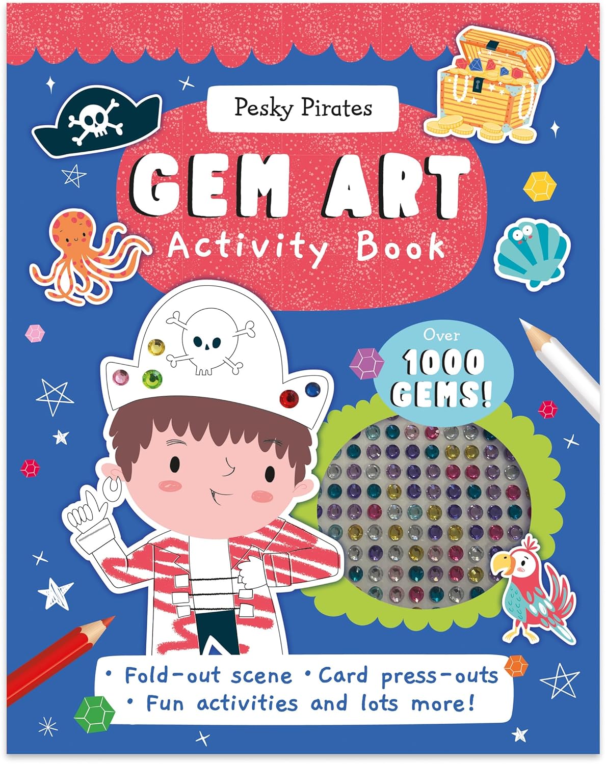 Pirates Gem Art Sticker Book
