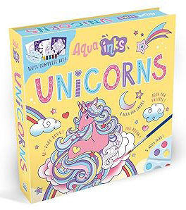 Aqua Inks Unicorns