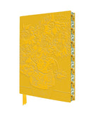 Vincent van Gogh: Sunflowers 2026 Artisan Art Vegan Leather Diary Planner