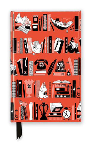 Moomin Bookshelves Foiled Journal