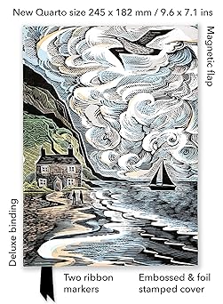 Angela Harding Curlew Cry Foiled Quarto Journal