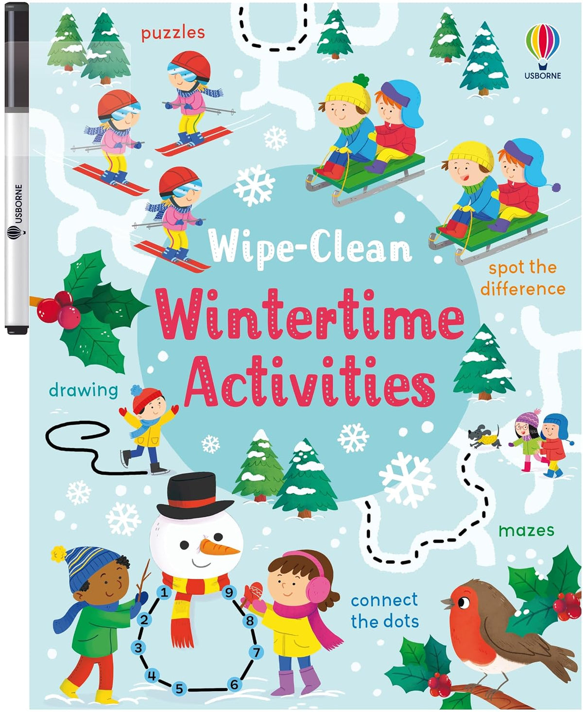 Wipe-Clean Wintertime Activities