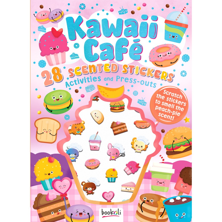 Puffy Sticker Scented Kawaii Cafe