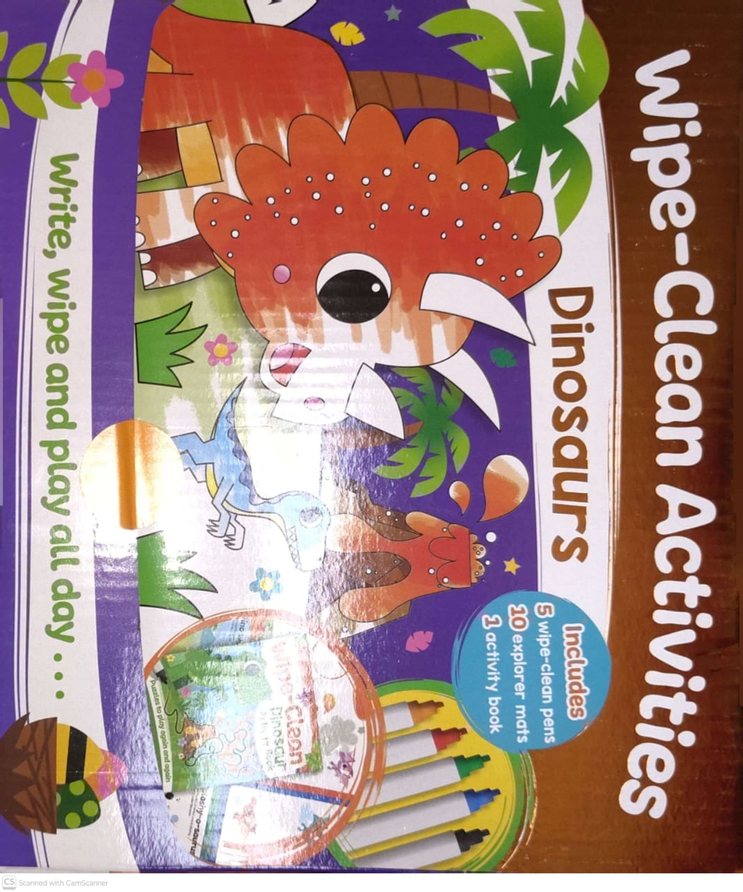 Wipe Clean Activity Pack Dinosaurs