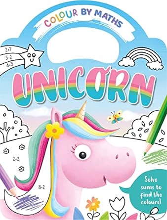 Colour By Maths Unicorn
